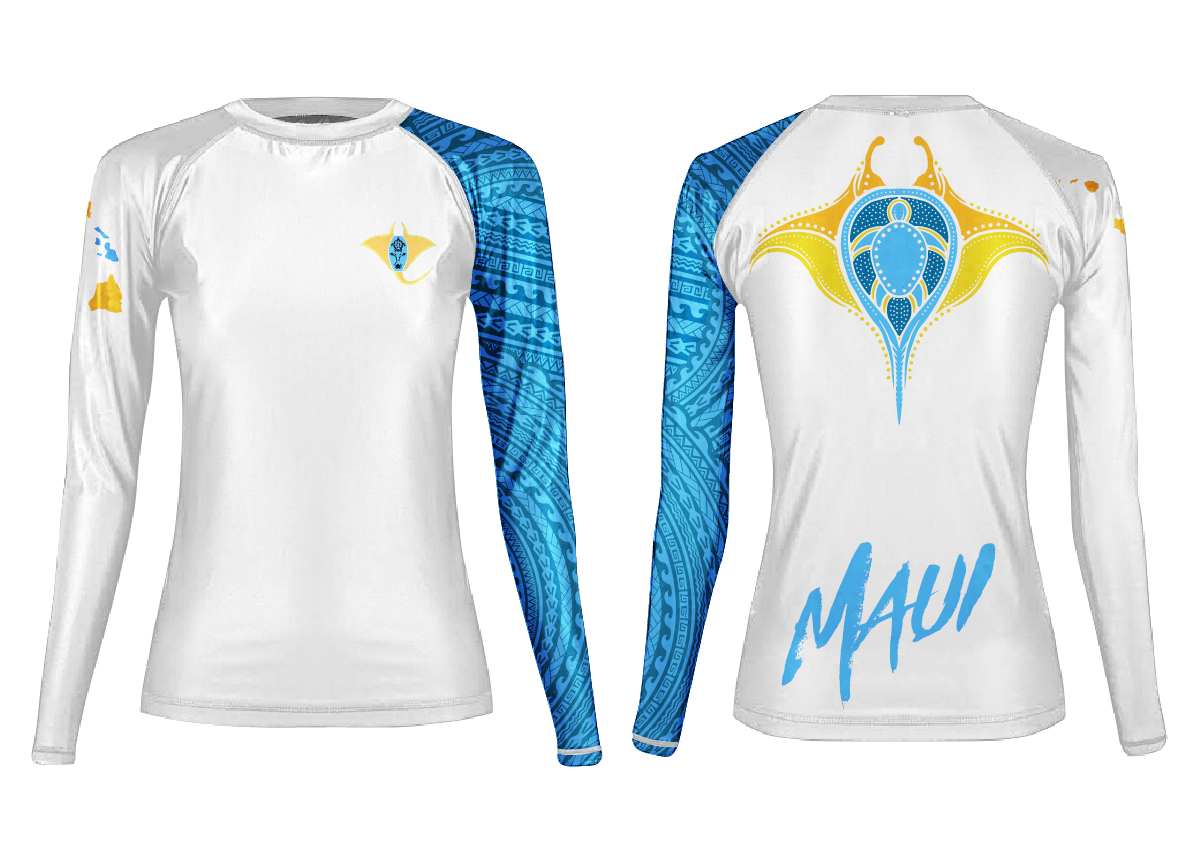 Ocean Honu Women's Shirt (Ocean Blue)