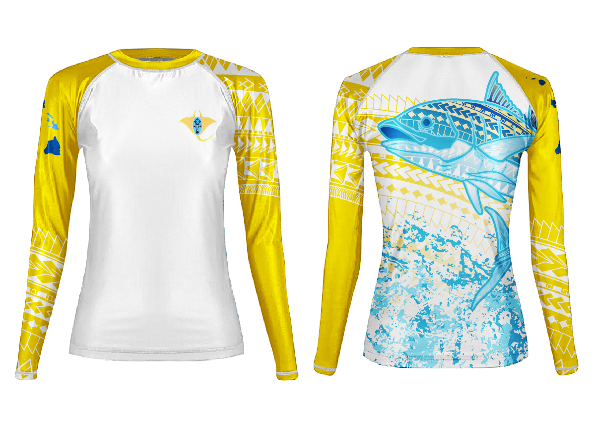 Manta Ray Women's Shirt (Sun Yellow)