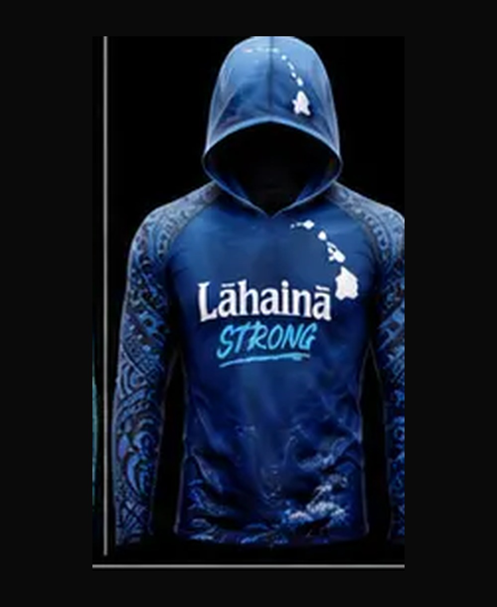 Octopus — Midnight Navy rashguard — front view on ghost mannequin
