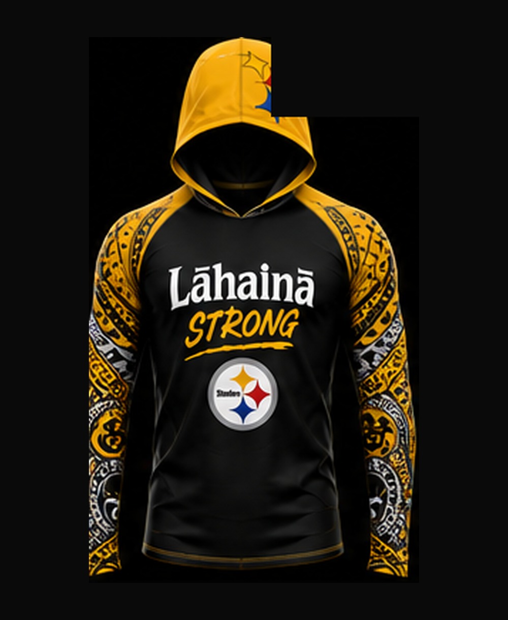 Black / Steel Gold rashguard — front view on ghost mannequin