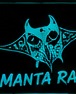 Manta Ray — Deep Sea Blue (Men's) — Chest logo