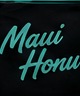 Maui Honu — Pink Hibiscus (Women's) — Chest script