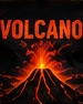Volcano — Lava on Black (Men's) — Chest logo