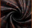 Volcano — Lava on Black (Men's) — Fabric